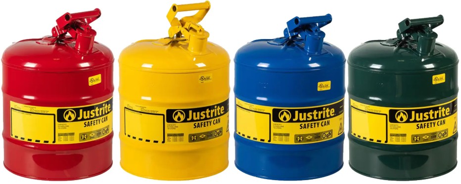 Safety Cans - 4 Colors